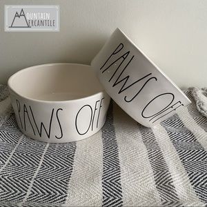NEW Rae Dunn-PAWS OFF-Dog Bowl! X-Large!